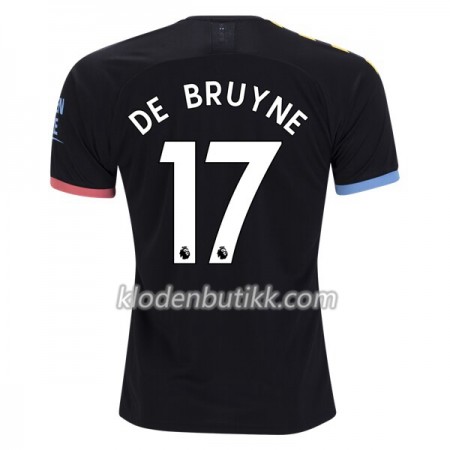 Manchester City De Bruyne 17 Borte Fotballdrakt 2019-2020 Kortermet
